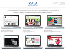 Tablet Screenshot of kattel.com